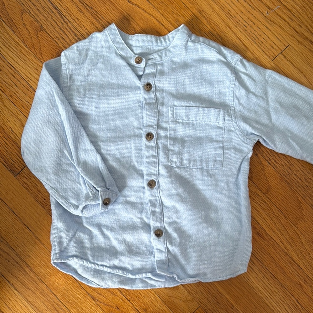 Light Blue Button-Up Shirt
